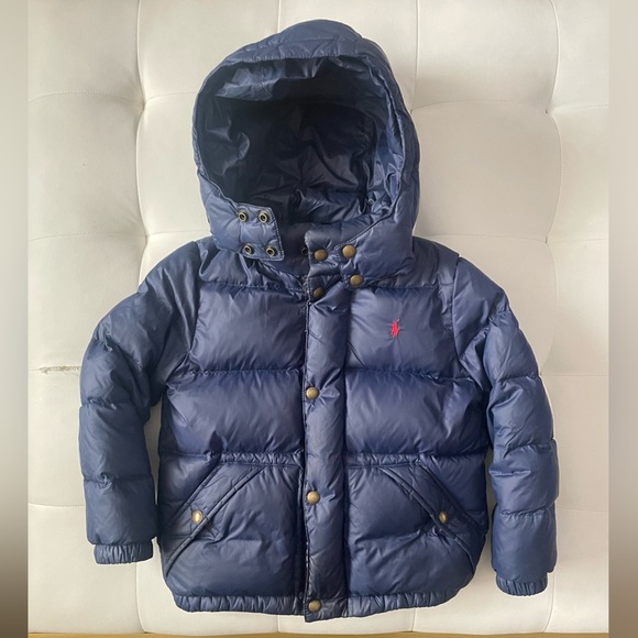 Like New Polo Ralph Lauren Water-Repellent Down Jacket size 7 - Picture 1 of 7